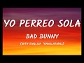 Bad Bunny Yo Perreo Sola Letra Lyrics Bad Bunny Yo Perreo Sola Letra Lyrics