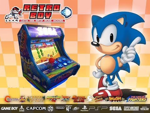 10” Sonic The Hedgehog Mini Arcade Machine with Hyperspin Preview