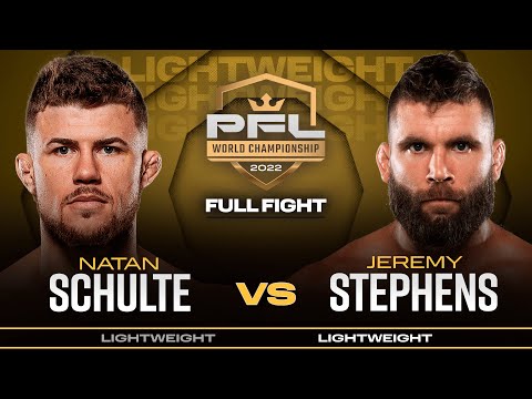 Natan Schulte vs Jeremy Stephens full fight