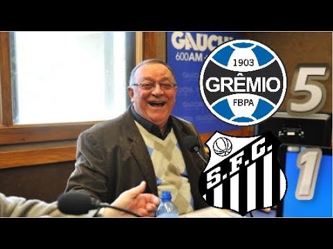 Grêmio 5 x 1 Santos - Narração: Pedro Ernesto, Rádio Gaúcha - 06/05/2018