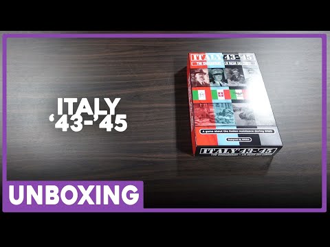 Unboxing  Italy '43-'45 | The Players' Aid