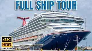 Exploring Secret Spots on Carnival Glory Full Ship Tour! | Tall Man's Cruise Adventures