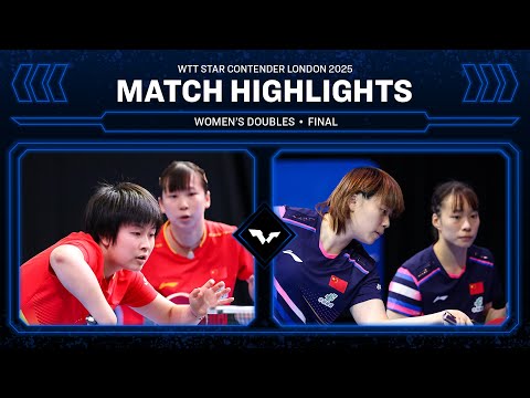 Qin/Zong vs Shi/Zhang | WD Final | #WTTLondon 2025