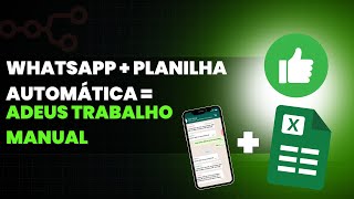 Como salvar automaticamente dados do WhatsApp no Google Sheets em 13 minutos! (SEM CÓDIGO)