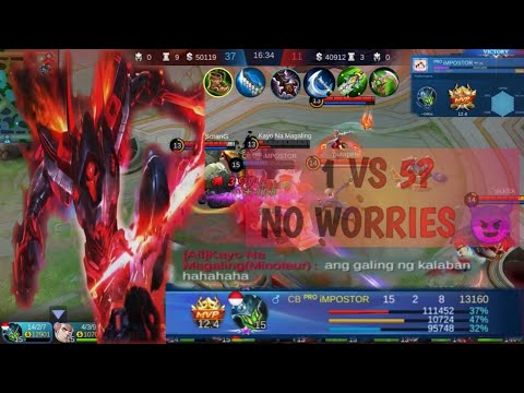 #MOBILELEGENDS #OPARGUS😮  Forgotten Overpowered(OP) Fighter- Argus Demon Catastrophic Skin 🎮😯😮😈