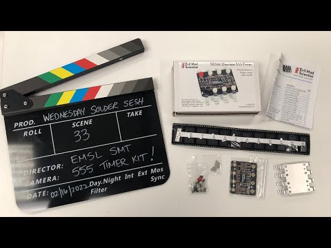 Solder Sesh #33 - Evil Mad Scientist Lab's 555 Timer Kit
