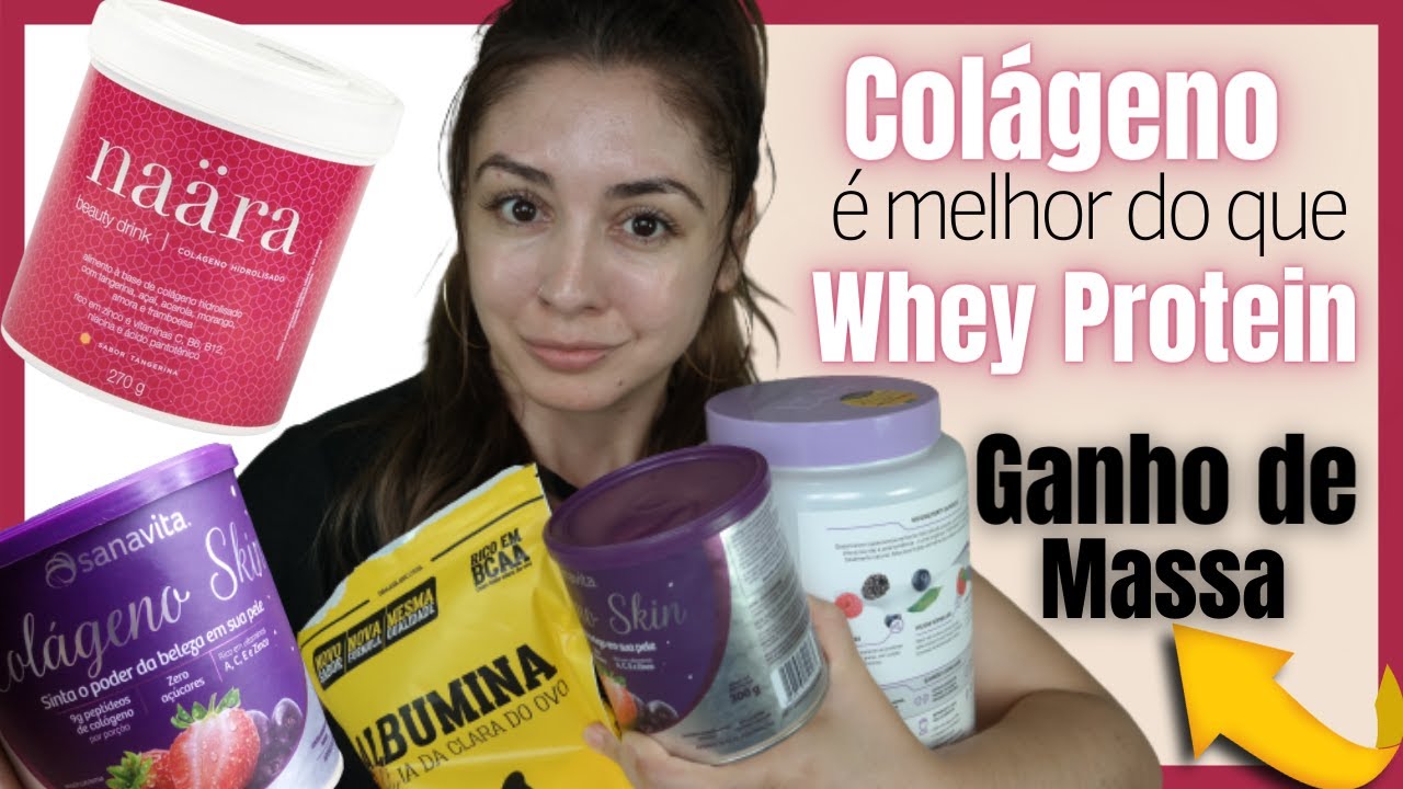 Colágeno é MELHOR que Whey Protein para GANHAR MASSA MUSCULAR
