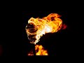 Flaming Torch Sound for Sleeping | Relaxing Fire Ambience