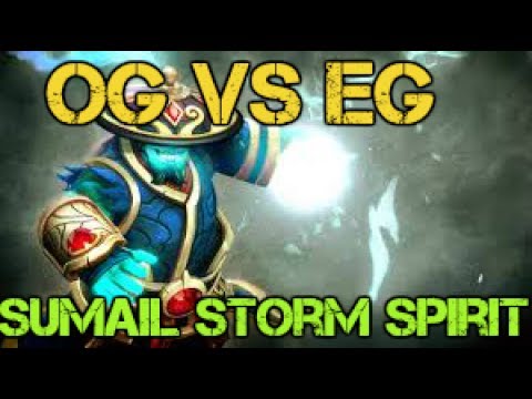 EG vs OG- Sumail Storm Spirit Gameplay Highlights - Dota 2 [MDL] [GS]