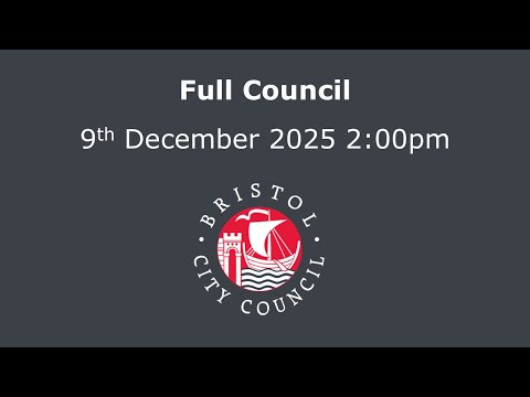 Full Council - Tuesday, 9th December, 2025 2.00 pm