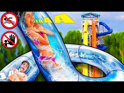 DUDU and CAROL at the WATER PARK