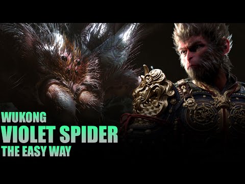 How to Beat Violet Spider - Easy Boss Guide | Black Myth Wukong