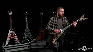 Video thumbnail for Dean Eric Peterson Hunter V Electric Guitar | Gear4music Demo by Gear4music Guitars