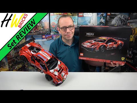 LEGO Technic 42125 Ferrari 488 GTE mit Optimierung!!
