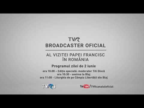 Papa Francisc în România - vizita pe Câmpia Libertăţii din Blaj | LIVE (@TVR1)