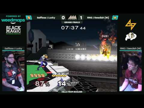 Selfless | Lucky (Fox) vs. RNG | Swedish Delight (Sheik) | SSBM GF | FI2