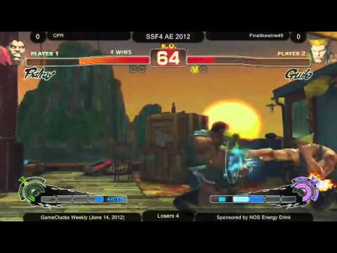 CPR (BA) vs Finelikewine49 (GU) - AE 2012 - Thursdays @ GameClucks - GCFGL Week Fifteen