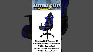 ThunderX3 CThunderX3 Cadeira Gamer Profissional TGC12 PretaAzul adeira Gamer Profissional TGC12 Pret