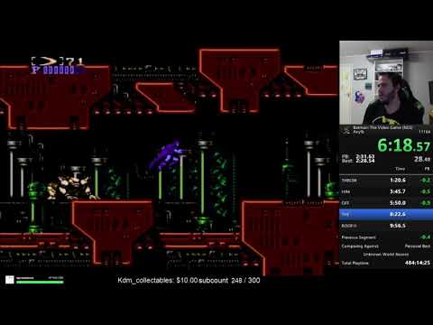 Batman NES speedrun in 9:55.816 World Record