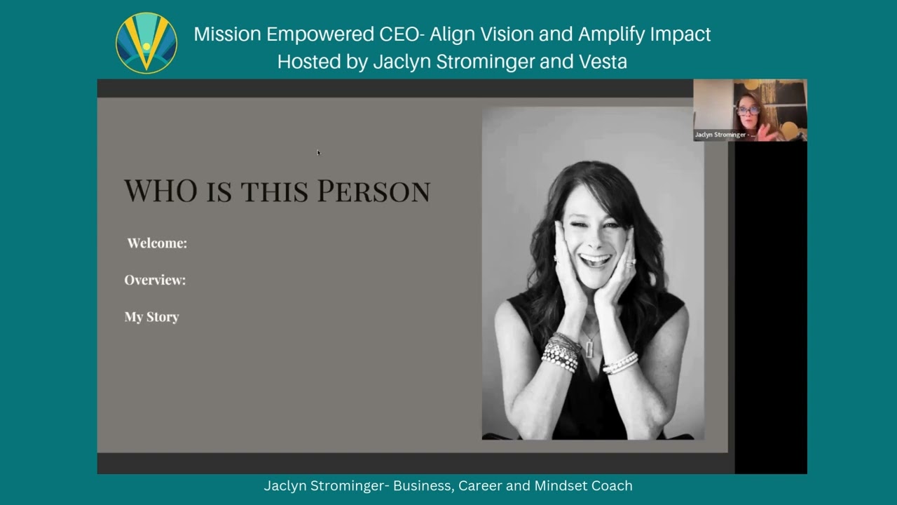 Mission Empowered CEO – Align Vision and Amplify Impact with Jaclyn Strominger
