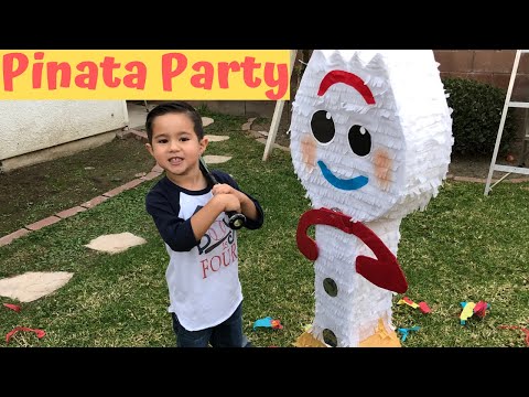 World's Largest Forky Pinata Birthday Party Happy Birthday Aiden!