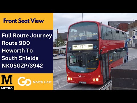 Full Route Journey | Nexus Metro Route 900 - Heworth To South Shields | NK05GZP/3942