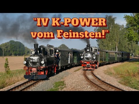 Großes Festwochenende auf der Döllnitzbahn | Zwei IV Ks im Einsatz | 7.9.2024