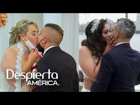 I now pronounce you husband and wife: we witnessed two romantic weddings in NY and LA