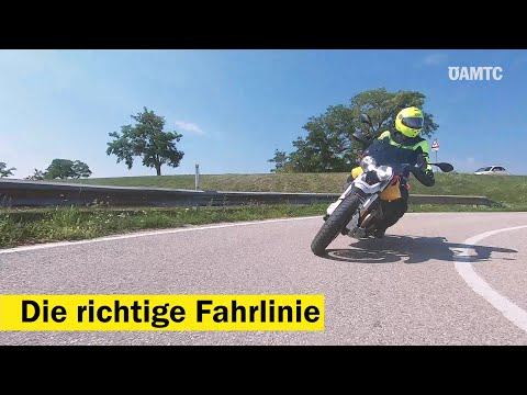 Motorcycle tips: Cornering & the correct driving line | ÖAMTC driving technique