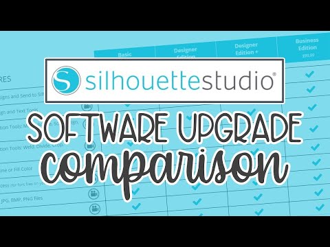 Silhouette Studio Software Upgrade Comparison