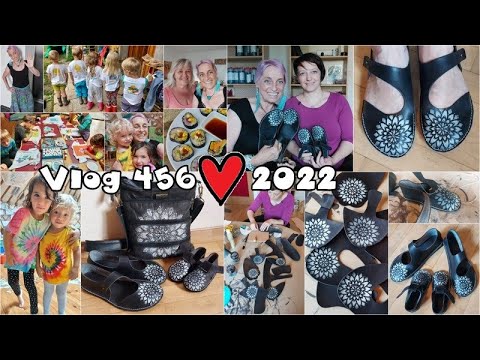 Vlog 456/22 - kurz šití bot, malování triček ve školce a přesun s Ani na jih