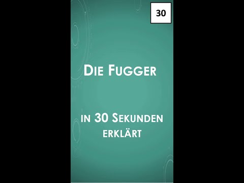 Die Fugger in 30 Sekunden erklärt #shorts