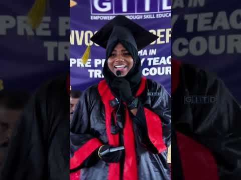 GITD Convocation Ceremony, Celebrating the Success of Our Pre-Primary Teacher Training Graduates