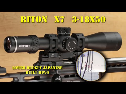 RITON Conquer X7 3-18x50 PSR Reticle - First Person Review