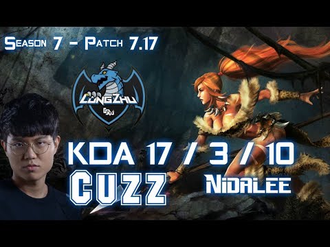LZ Cuzz NIDALEE vs SHYVANA Jungle - Patch 7.17 KR Ranked