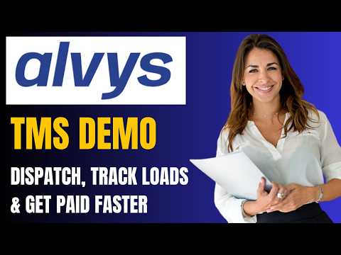 Alvys TMS Training & Full Demo: Dispatch, Track Loads, and Get Paid Faster