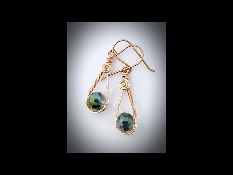 Coil teardrop doodle earrings   Cheryl St  Pierre   retired- temporarily publicly released