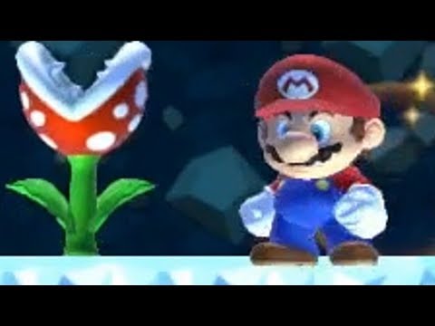 Super Mario Maker 2 🔧 Snowy Piranhas Plants Platforms 🔧 Lionaris