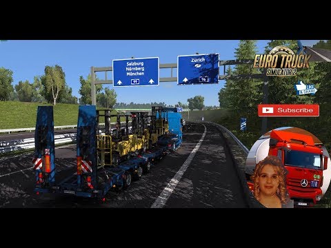 Euro Truck Simulator 2 (1.32 Beta) Germany Rebuild Road to Munchen MAN TGX + DLC's & Mods