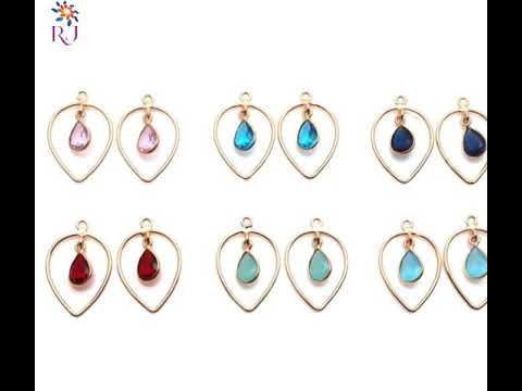 Golden dangle earrings, brass jewelry , fashion jewelry, siz...