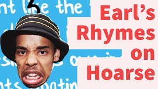Rap Tips from Earl Sweatshirt&#39;s Hoarse- Rhyme Schemes Analysis