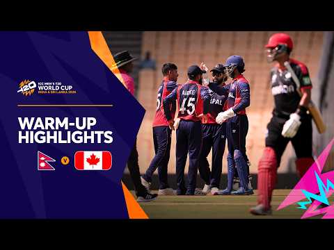 Canada v Nepal | Match Highlights | T20WC 2026 Warm-up