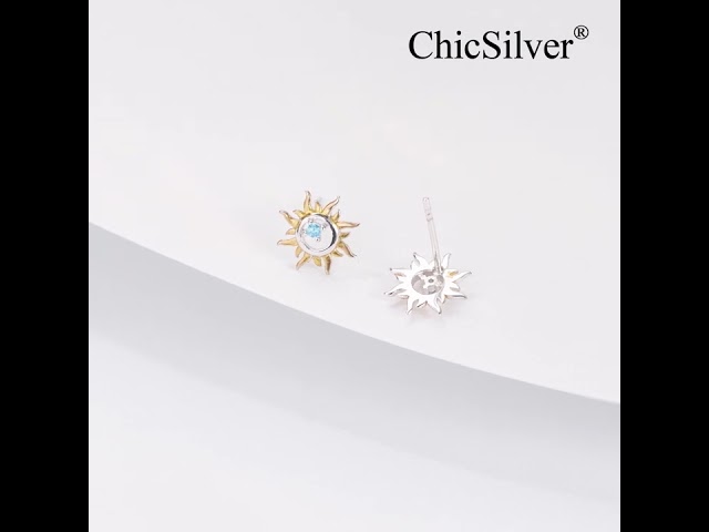 Vídeo relacionado con Pendientes de botón Disney Stitch para mujer fabricados en plata de ley