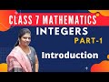 Integers Class 7 Part 1 Introduction Mathematics NCERT CBSE