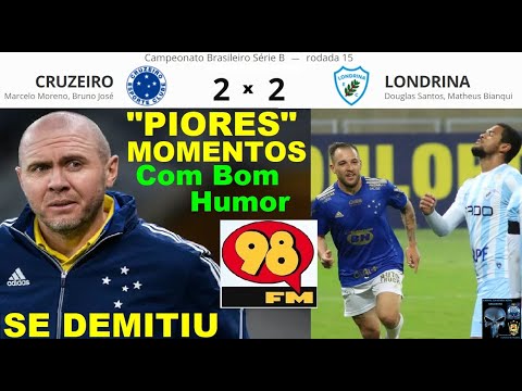 CRUZEIRO 2 x 2 LONDRINA 😂😂😒⚽🤪 & Bom Humor 98FM Highlights of the 2021 Brasileirão, Round 15, Serie B