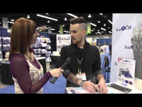 CHA2014 - Anthony Ryan from Project Runway Shares the ScanNCut by Brother