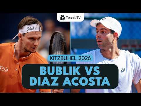 Alexander Bublik vs Facundo Diaz Acosta Fun Match! | Kitzbuhel 2026 Highlights