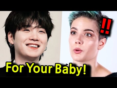 SUGA's Surprise Gift to Halsey who Gave Birth to a Son after Miscarriage 3 Times