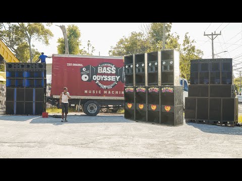 Jamaica Finest Sound Systems Setting Up:🔥Stone Love And Bass Odyssey🔥 | Stewart Town St. Mary