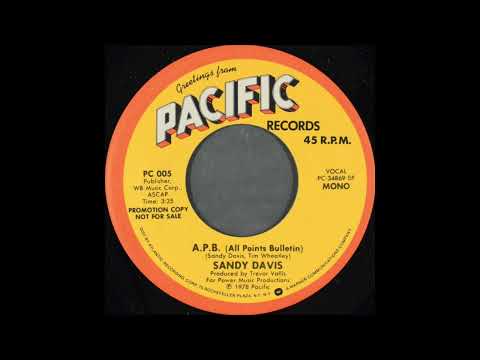 A.P.B. (All Points Bulletin) - Sandy Davis
